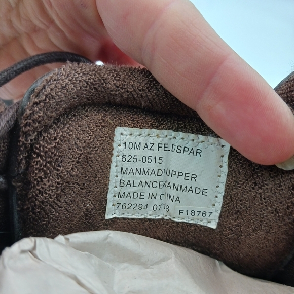 Arizona Mens Boots Feldspar Brown 10M Faux Leather Anti Slip New - Picture 9 of 9